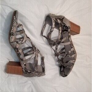 Fergalicious Size 6.5 Snakeprint Sandal NWT